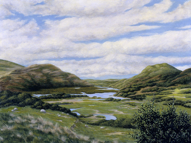 Ladies View, Killarney — oil on panel, 30 x 40 x 2&quot;, 2011