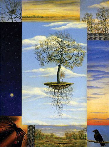 ASCENSION, oil on canvas, 40 x 30&quot;, 2008 (Sold)