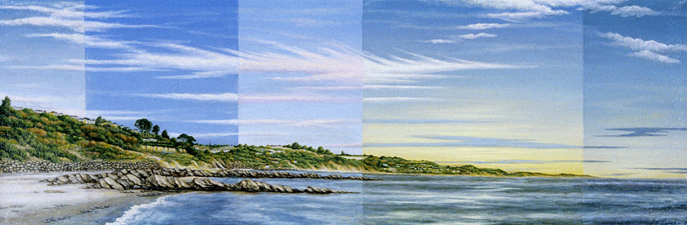 PRISM, V, oil on canvas1, 2 x 36&quot;, 2007