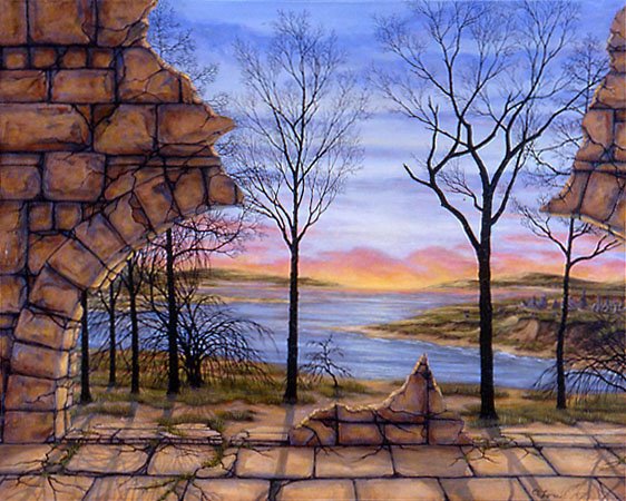 Dunsinane, oil on canvas, 24 x 30&quot;, 2003 (Sold)