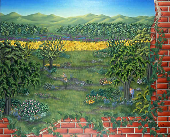 THIS PROPERTY CONDEMNED oil on canvas, 42 x 52&quot;, 1988 (Sold)